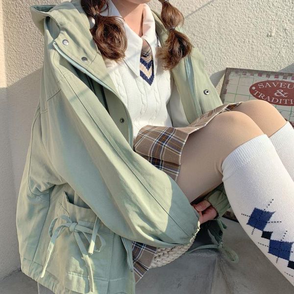 women's jackets cargo jacket hoodie women korean style preppy sweet bow zipper long sleeve coat harajuku kawaii casual oversize outerwe, Black;brown
women's jackets cargo jacket hoodie women korean style preppy sweet bow zipper long sleeve coat harajuku kawaii casual oversize outerwe, Black;brown