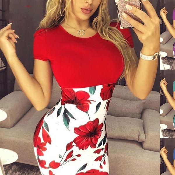 summer slim bodycon mini womens dresses party casual short sleeve splice print knitted vestidos 5xl plus size women clothing, Black;gray
summer slim bodycon mini womens dresses party casual short sleeve splice print knitted vestidos 5xl plus size women clothing, Black;gray