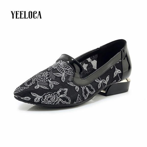 summer women sandals low heels pointed toe embroider floral cover heel hoof mesh woman shoes, Black
summer women sandals low heels pointed toe embroider floral cover heel hoof mesh woman shoes, Black