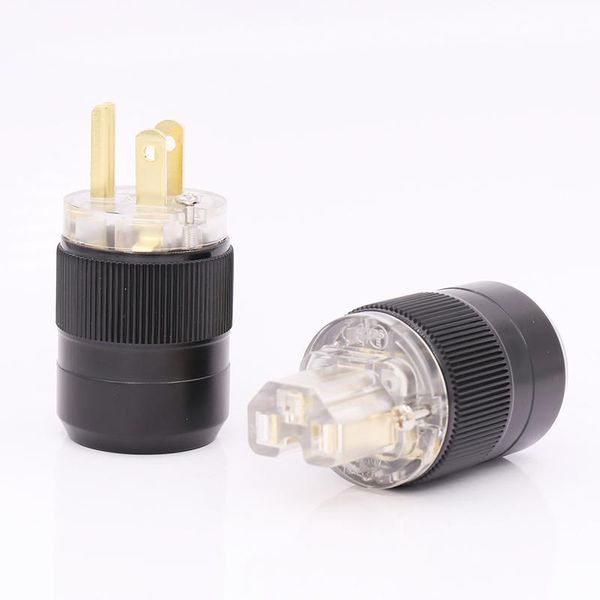 smart power plugs one pair gold plated transparent us ac plug hifi iec female connector diy cable
smart power plugs one pair gold plated transparent us ac plug hifi iec female connector diy cable