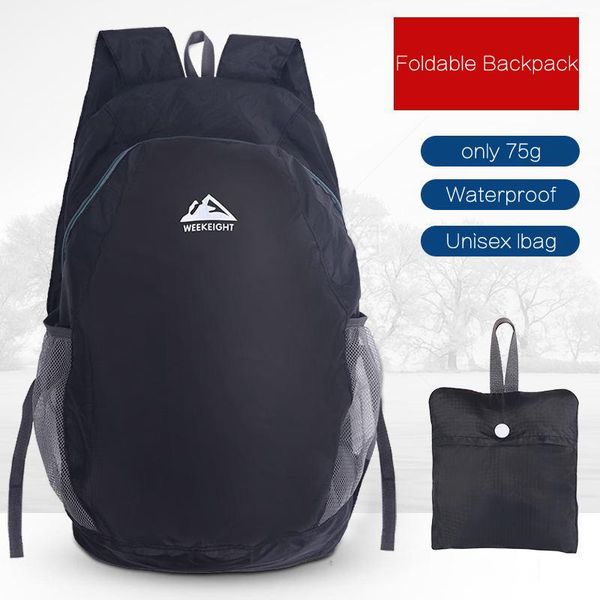 portable outdoor backpack only 75g foldable nylon waterproof ultralight shoulder bag for travel hiking bags
portable outdoor backpack only 75g foldable nylon waterproof ultralight shoulder bag for travel hiking bags
