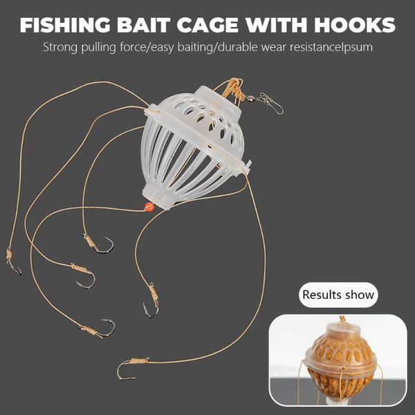 fishing hooks 1pcs explosion baits cage sea box hook monsters with six strong carbon steel plastics carp spherical tackle tools
fishing hooks 1pcs explosion baits cage sea box hook monsters with six strong carbon steel plastics carp spherical tackle tools