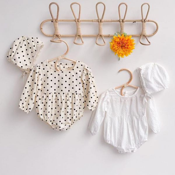 spring baby girl clothes girls long sleeve bodysuit one-piece new fashion cotton newborn baby girl jumpsuits with hat 210413, White
spring baby girl clothes girls long sleeve bodysuit one-piece new fashion cotton newborn baby girl jumpsuits with hat 210413, White