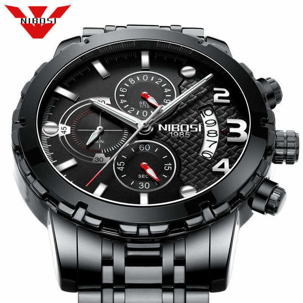 nibosi men watch sport waterproof men's es custom design wrist creative quartz relogio masculino 210728, Slivery;brown
nibosi men watch sport waterproof men's es custom design wrist creative quartz relogio masculino 210728, Slivery;brown