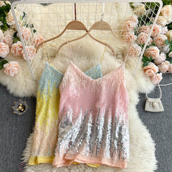 singreiny shiny sequins strap crop women v neck sleeveless slim tank summer korean style off shoulder camisole 210419, White
singreiny shiny sequins strap crop women v neck sleeveless slim tank summer korean style off shoulder camisole 210419, White
