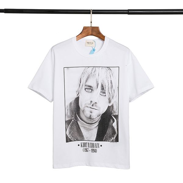 fear of god rock music figure printing fog fashion brand loose men's and women's short sleeve t-shirt, White;black
fear of god rock music figure printing fog fashion brand loose men's and women's short sleeve t-shirt, White;black