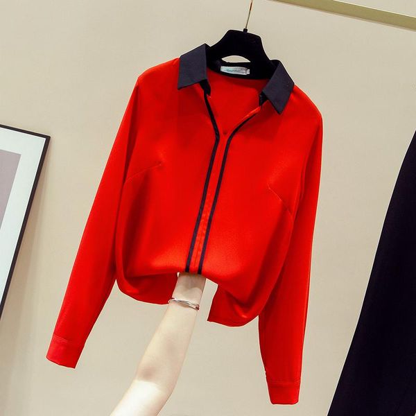 women's blouses & shirts missfansiqi women autumn turn down collar long sleeves office ladies chiffon shirt ol all-match blouse, White
women's blouses & shirts missfansiqi women autumn turn down collar long sleeves office ladies chiffon shirt ol all-match blouse, White
