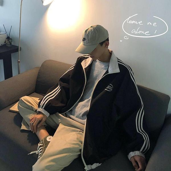 men's jackets primavera jaqueta masculina hong kong estilo all-match estudante esportes solto casual gola de pé impresso roupas tamanho, Black;brown
men's jackets primavera jaqueta masculina hong kong estilo all-match estudante esportes solto casual gola de pé impresso roupas tamanho, Black;brown