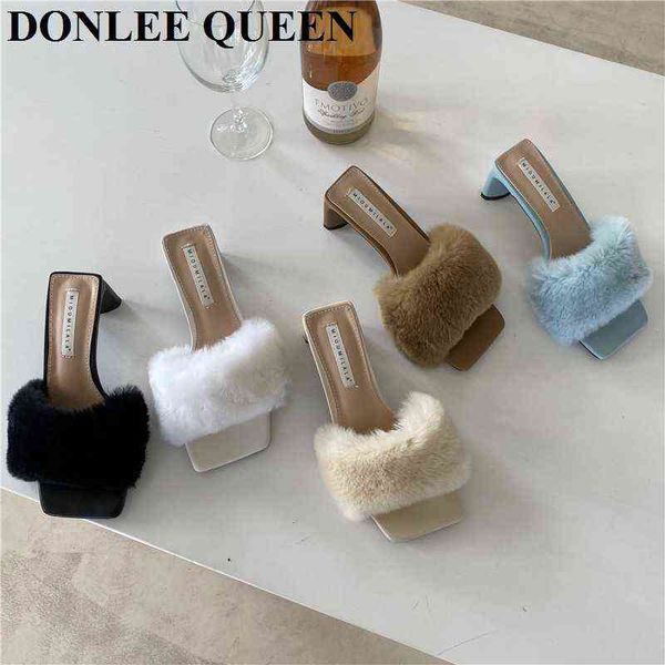 slippers furry slippers women autumn winter mules shoes high heels slip on slides rabbit fur outdoor slipper casual home flip flops mujer 22, Black
slippers furry slippers women autumn winter mules shoes high heels slip on slides rabbit fur outdoor slipper casual home flip flops mujer 22, Black