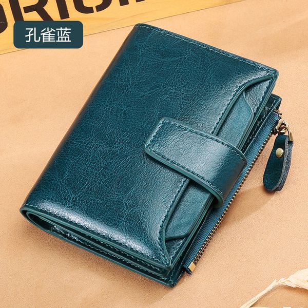 women genuine leather wallet blocking vertical snap zipper purse business holder id package bag wallet female, Red;black
women genuine leather wallet blocking vertical snap zipper purse business holder id package bag wallet female, Red;black