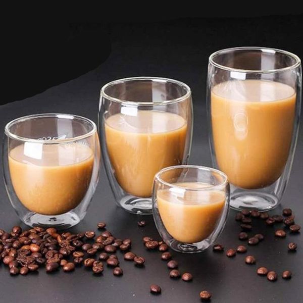 wine glasses coffee mug tasse borosilicate double wall glass cup heat insulation milk cola water drink 80/250/350/450ml
wine glasses coffee mug tasse borosilicate double wall glass cup heat insulation milk cola water drink 80/250/350/450ml
