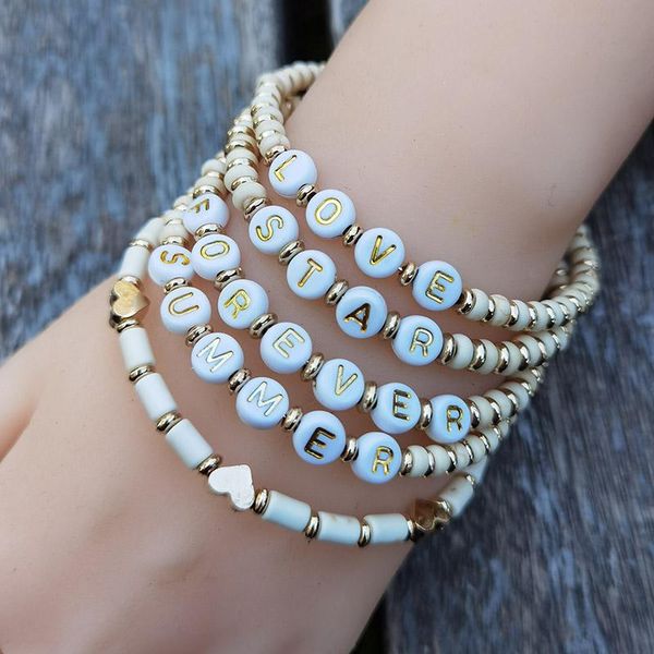 link, chain 2021 style handmade ethnic bracelet for women fashion bracelets beads letter jewelry, Black
link, chain 2021 style handmade ethnic bracelet for women fashion bracelets beads letter jewelry, Black