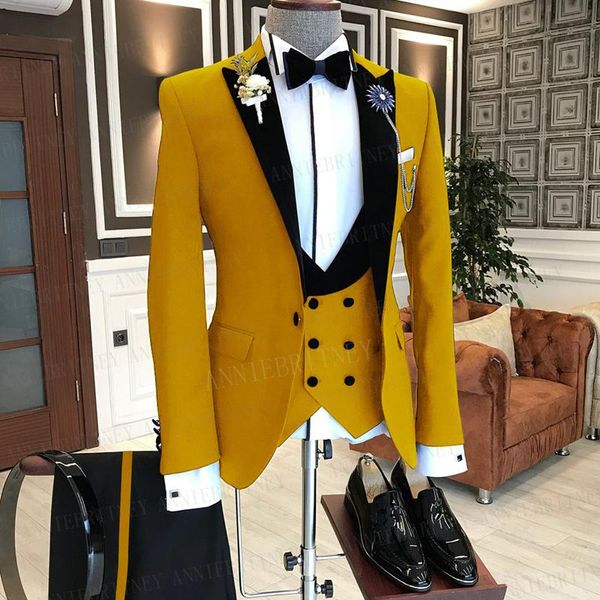 men's suits & blazers 2021 tailor made fashion yellow men black lapel slim fit groom tuxedo for wedding beach party custome (jacket+pan, White;black
men's suits & blazers 2021 tailor made fashion yellow men black lapel slim fit groom tuxedo for wedding beach party custome (jacket+pan, White;black