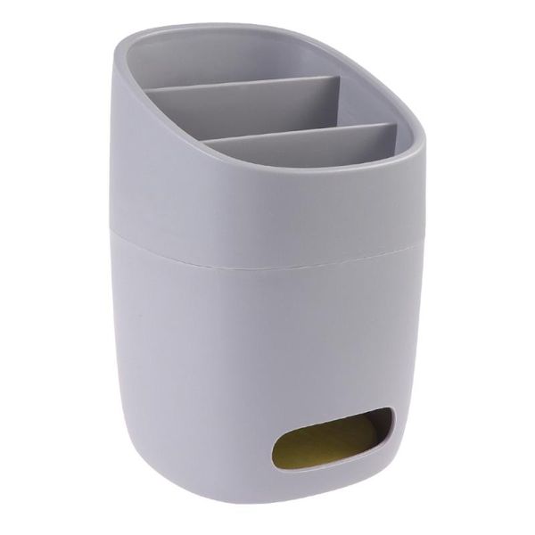 chopsticks storage rack holder drain cage proof cutlery container three grids with diatom ooze for home (grey)
chopsticks storage rack holder drain cage proof cutlery container three grids with diatom ooze for home (grey)