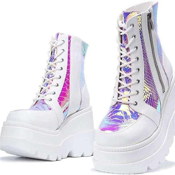 boots colorful muffin thick foreign high-heeled shoes european and american 20 bottom side zipper women's, Black
boots colorful muffin thick foreign high-heeled shoes european and american 20 bottom side zipper women's, Black