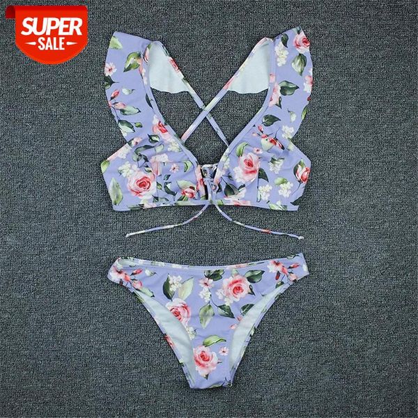 women separate swimsuit floral bikini set ruffles girl swimwear cute beach wear summer bathing suit pool party backless cross #gw65, White;black
women separate swimsuit floral bikini set ruffles girl swimwear cute beach wear summer bathing suit pool party backless cross #gw65, White;black