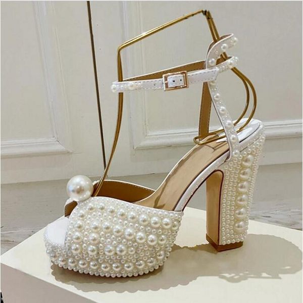 women pearls platform sandals peep toe diamond wedding party shoes lady pumps bridal shoes, Black
women pearls platform sandals peep toe diamond wedding party shoes lady pumps bridal shoes, Black