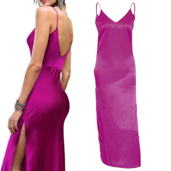 satin slip dress suspender sukienka high thigh slit deep v neck robe femme 2021 casual sundresses women sleeveless solid dresses, Black;gray
satin slip dress suspender sukienka high thigh slit deep v neck robe femme 2021 casual sundresses women sleeveless solid dresses, Black;gray