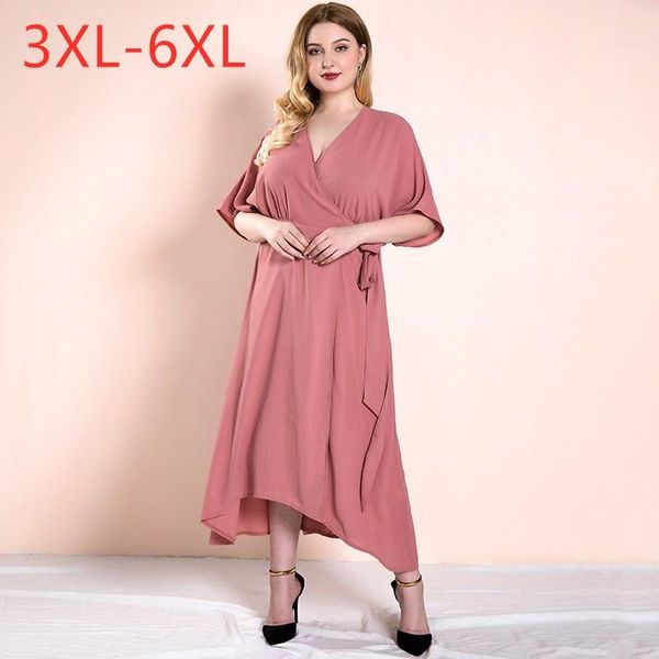 plus size dresses 2021 spring autumn for women large half sleeve loose casual belt pink v-neck long dress 3xl 4xl 5xl 6xl, Black
plus size dresses 2021 spring autumn for women large half sleeve loose casual belt pink v-neck long dress 3xl 4xl 5xl 6xl, Black