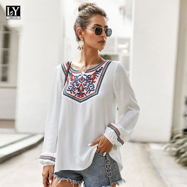 polo new spring casual o-neck floral embroidery bohemian tassels female pullover loose long sleeve white
polo new spring casual o-neck floral embroidery bohemian tassels female pullover loose long sleeve white
