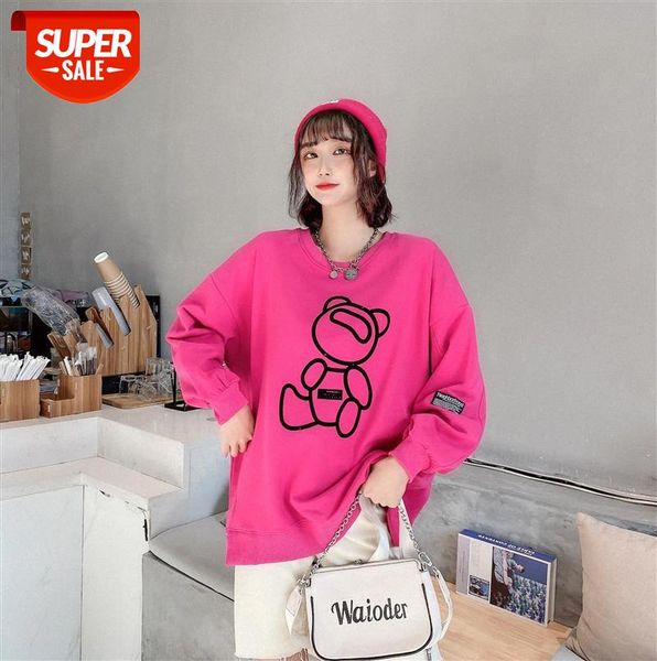 lizhiqi bear print sweater women spring round neck long-sleeved pullover loose student 110240 #gg1u, Black;gray
lizhiqi bear print sweater women spring round neck long-sleeved pullover loose student 110240 #gg1u, Black;gray