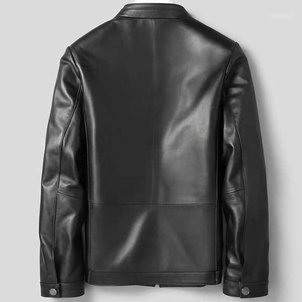 men's leather & faux 200% sheepskin real men jacket casual coat spring autumn 2021 arrival chaqueta cuero hombre bj2202 pph524, Black
men's leather & faux 200% sheepskin real men jacket casual coat spring autumn 2021 arrival chaqueta cuero hombre bj2202 pph524, Black