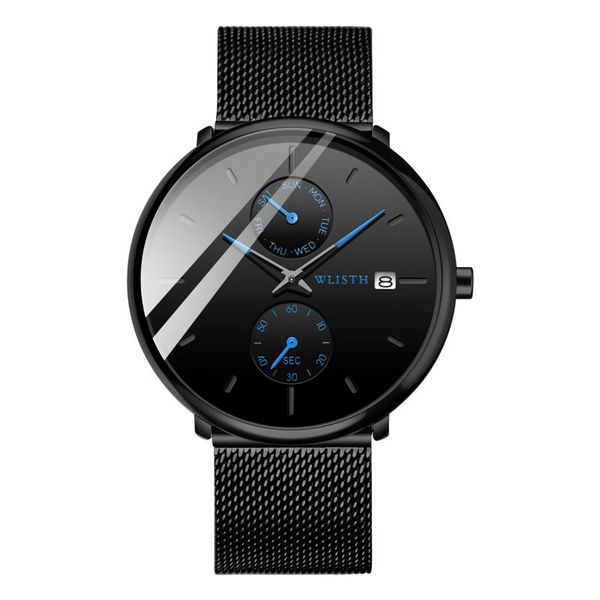 wristwatches wlisth fashion mens minimalist watches ultra thin black stainless steel mesh band watch men business casual analog quartz clock, Slivery;brown
wristwatches wlisth fashion mens minimalist watches ultra thin black stainless steel mesh band watch men business casual analog quartz clock, Slivery;brown