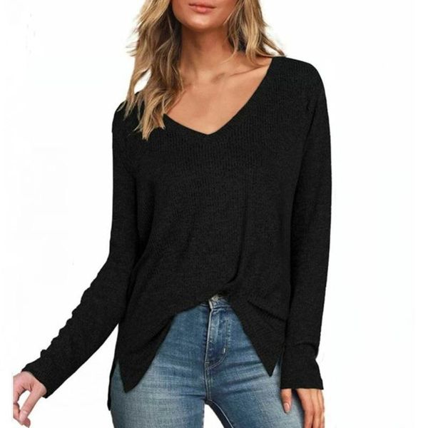 women's hoodies & sweatshirts women's fashion solid v-neck long sleeves side slits knitted t shirts winter women lace to, Black
women's hoodies & sweatshirts women's fashion solid v-neck long sleeves side slits knitted t shirts winter women lace to, Black