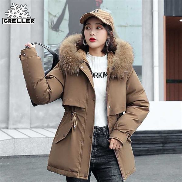 greller short autumn winter coat women casual fur lining parkas hooded jacket clothing outwear female 211216, Black
greller short autumn winter coat women casual fur lining parkas hooded jacket clothing outwear female 211216, Black