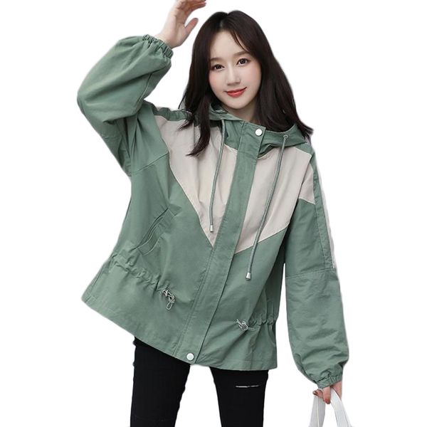 women's trench coats spring and autumn korean loose jacket windbreaker casual coat beige, Tan;black
women's trench coats spring and autumn korean loose jacket windbreaker casual coat beige, Tan;black