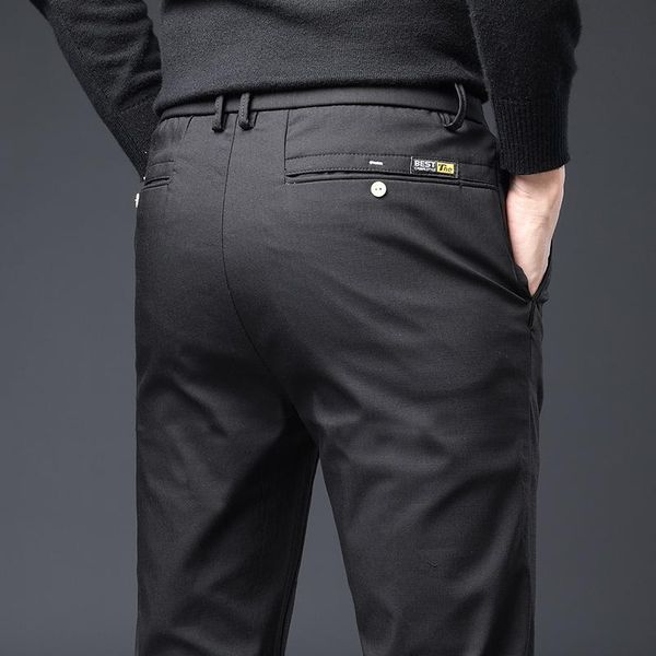 men's pants autumn winter thick casual men 4 colors classic style fashion business slim fit straight cotton solid color brand trou, Black
men's pants autumn winter thick casual men 4 colors classic style fashion business slim fit straight cotton solid color brand trou, Black