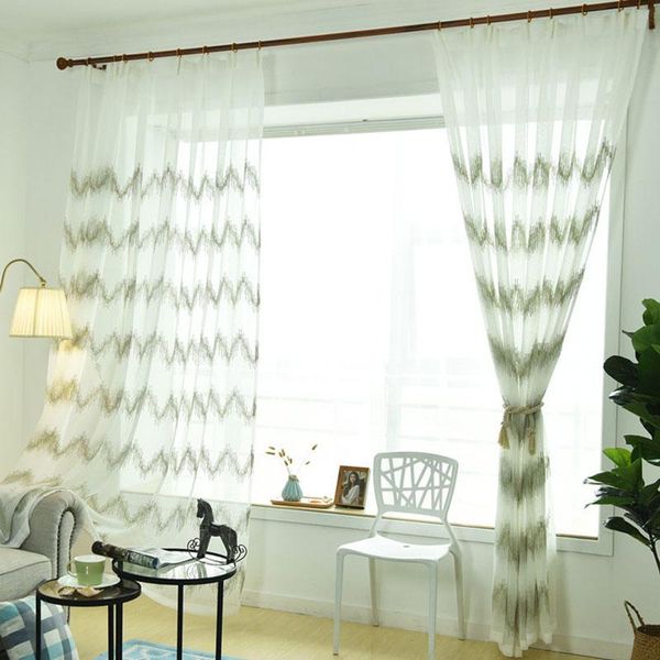 curtain & drapes embroidered wavy stripes perspective tulle curtains living room balcony bedroom tulles customizable other sizes
curtain & drapes embroidered wavy stripes perspective tulle curtains living room balcony bedroom tulles customizable other sizes