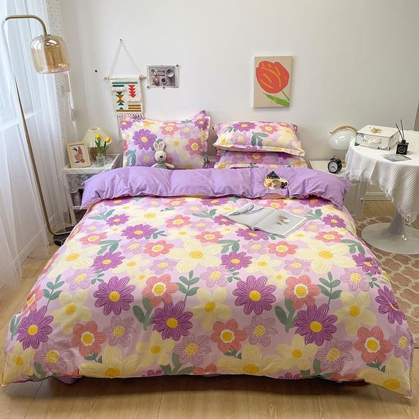 bedding sets home living purple flower print 3/4pcs sheet and pillow case duvet cover set king size
bedding sets home living purple flower print 3/4pcs sheet and pillow case duvet cover set king size