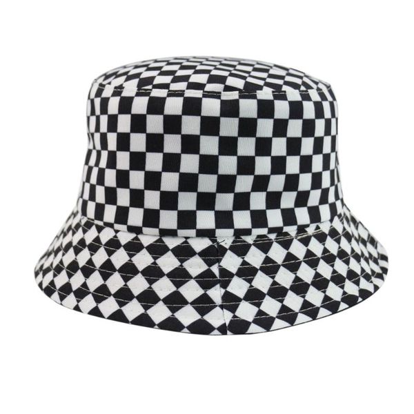 cloches winfox black white plaid bucket hats for men flat fishing cap women hip hop caps hat, Blue;gray
cloches winfox black white plaid bucket hats for men flat fishing cap women hip hop caps hat, Blue;gray