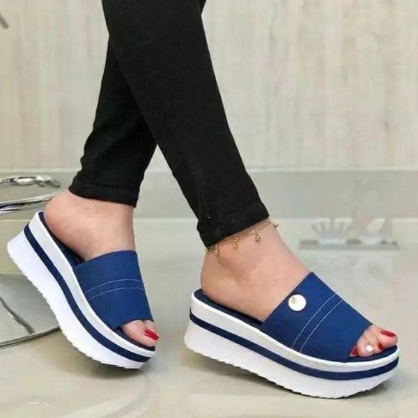 fashion summer sandals women wedges shoes solid thick bottom outdoor slippers comfortable plus size ladies, Black
fashion summer sandals women wedges shoes solid thick bottom outdoor slippers comfortable plus size ladies, Black