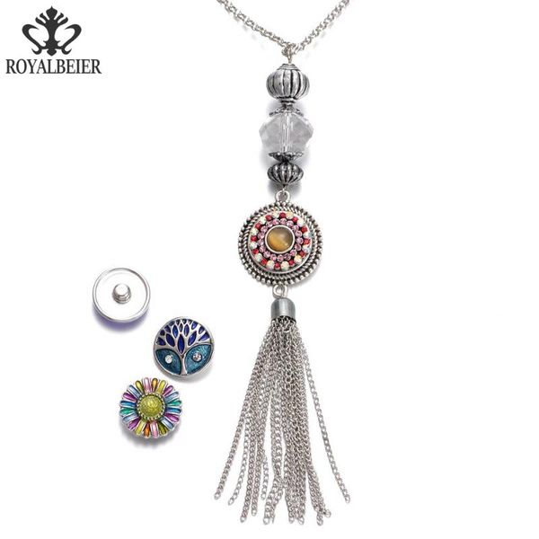 pendant necklaces royalbeier 5pcs fashion lady unique tassel long chain with crystal beads snap button necklace for women diy jewelry, Silver
pendant necklaces royalbeier 5pcs fashion lady unique tassel long chain with crystal beads snap button necklace for women diy jewelry, Silver