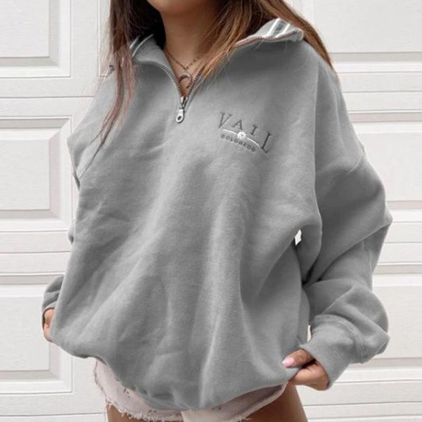 women's hoodies & sweatshirts zipper pullover lapel letter print oversized sweatshirt women autumn est vintage fashion streetwear engla, Black
women's hoodies & sweatshirts zipper pullover lapel letter print oversized sweatshirt women autumn est vintage fashion streetwear engla, Black