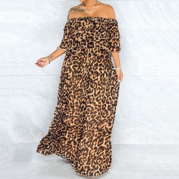 casual dresses 4xl plus size leopard print dress women off the shoulder batwing sleeve floor length elegant evening night party long vestido, Black;gray
casual dresses 4xl plus size leopard print dress women off the shoulder batwing sleeve floor length elegant evening night party long vestido, Black;gray