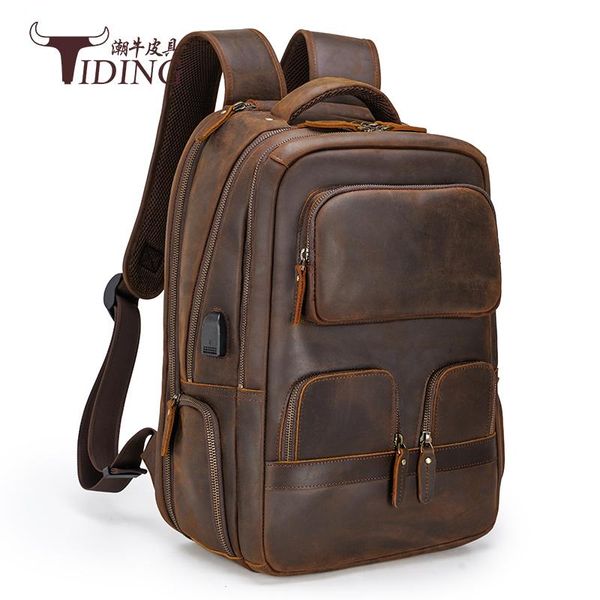 backpack large capacity real leather for man 2021 16" laptravel mutifuctional outdoor business vintage bags male
backpack large capacity real leather for man 2021 16" laptravel mutifuctional outdoor business vintage bags male