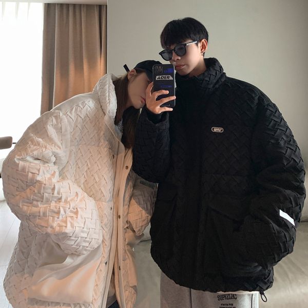 ins down jacket men's high-end winter korean white duck neutral thickened couple coat men, Black
ins down jacket men's high-end winter korean white duck neutral thickened couple coat men, Black