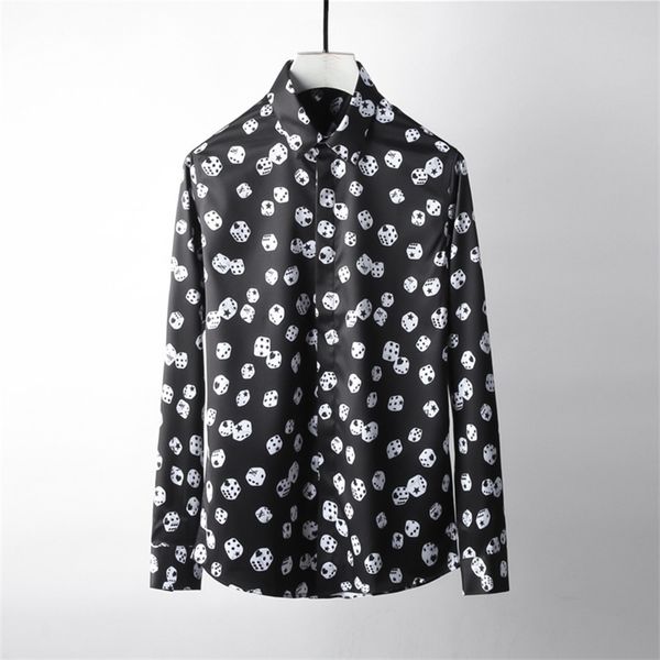 tee shirt shirt allover printed men luxury long sleeve party shirt hight quality mens shirts casual slim fit plus size, White;black
tee shirt shirt allover printed men luxury long sleeve party shirt hight quality mens shirts casual slim fit plus size, White;black