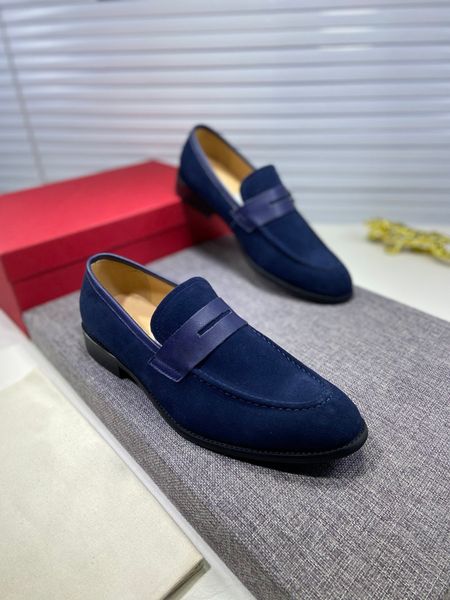 2022 fashion luxury designer man's shoe casual leather shoes comfortable leisure men shoes size 38-44 with box, Black 
2022 fashion luxury designer man's shoe casual leather shoes comfortable leisure men shoes size 38-44 with box, Black