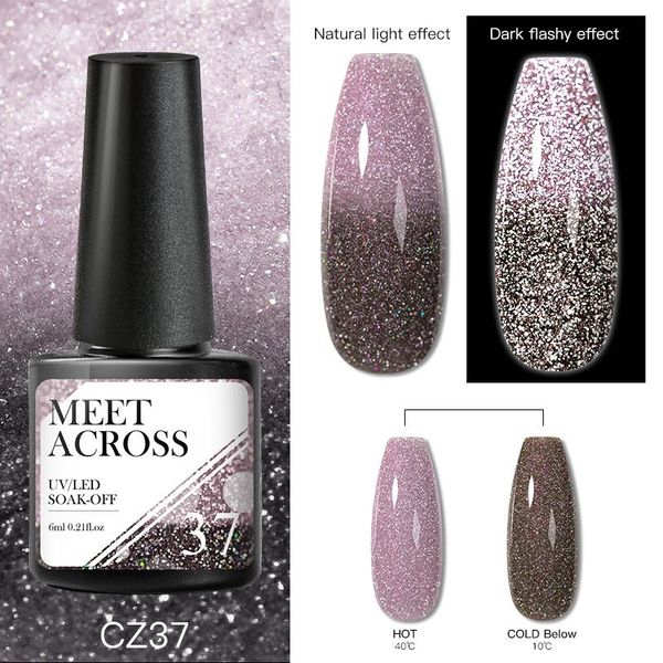 nail gel reflective glitter thermal uv polish sparkle color changing shiny 6ml soak off art varnishes all for manicure, Red;pink
nail gel reflective glitter thermal uv polish sparkle color changing shiny 6ml soak off art varnishes all for manicure, Red;pink