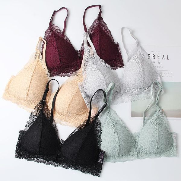 bras sets lace-front button lace gathered thin cup triangle french lingerie female bra set, Red;black
bras sets lace-front button lace gathered thin cup triangle french lingerie female bra set, Red;black