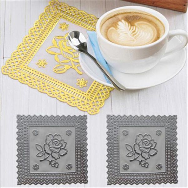 10pcs lace pvc gold plastic table place mat pad cloth cup wedding dining tea coffee placemat mug doily drink kitchen mats & pads
10pcs lace pvc gold plastic table place mat pad cloth cup wedding dining tea coffee placemat mug doily drink kitchen mats & pads