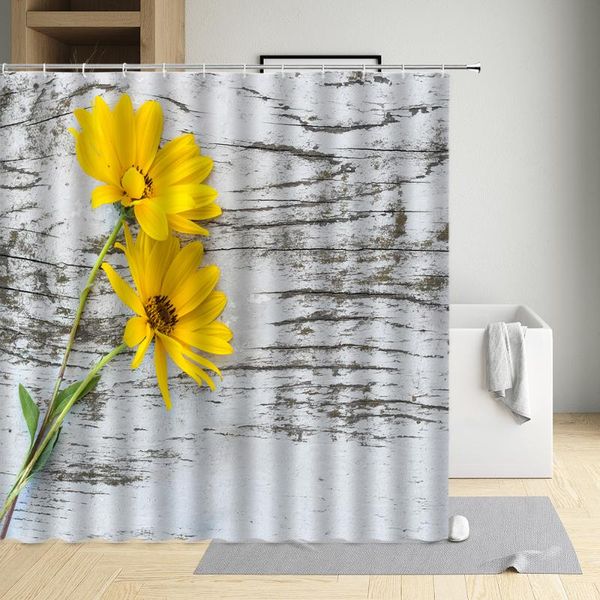shower curtains wooden board bloom sunflower rose flower plants wood grain print home bathroom waterproof cloth screen with hook
shower curtains wooden board bloom sunflower rose flower plants wood grain print home bathroom waterproof cloth screen with hook