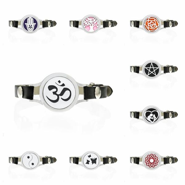charm bracelets 25mm yoga taiji butterfly aroma essential oil diffuser bracelet women twist pu leather 7 colors can choose, Golden;silver
charm bracelets 25mm yoga taiji butterfly aroma essential oil diffuser bracelet women twist pu leather 7 colors can choose, Golden;silver