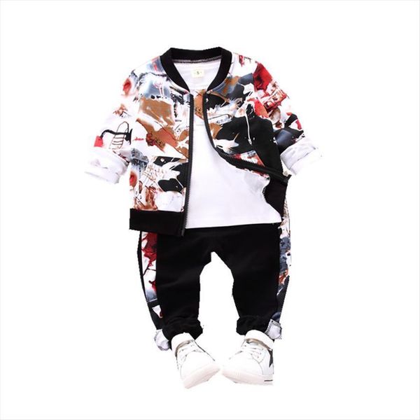 autumn children cotton clothes baby boys fashion zipper jacket t shirt pants 3pcs sets infant outfit kids casual sportswear, White
autumn children cotton clothes baby boys fashion zipper jacket t shirt pants 3pcs sets infant outfit kids casual sportswear, White