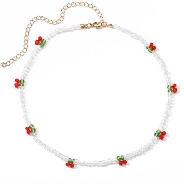 pendant necklaces creative handmade beaded fruit cherry necklace clavicle choker for women simple ethnic style jewelry, Silver
pendant necklaces creative handmade beaded fruit cherry necklace clavicle choker for women simple ethnic style jewelry, Silver