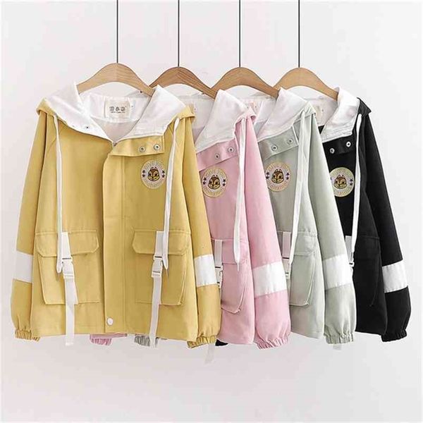 hsa women long sleeve coat zipper embroidery windbreaker sport multi color splice pockets lace-up feminino jacket hooded co 210430, White
hsa women long sleeve coat zipper embroidery windbreaker sport multi color splice pockets lace-up feminino jacket hooded co 210430, White